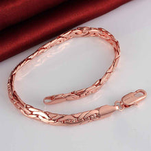 jewerly 18k gp m sideways rose pulseras mujer women braceletsmtpb03 J4U66