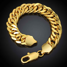 jewerly 18k gp b14m sideways chain pulseras mujer women braceletsmtpb104 J4U66