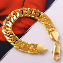 jewerly 18k gp b14m sideways chain pulseras mujer women braceletsmtpb104 J4U66