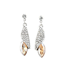style retro jewelry crystal earrings luxurious desert light sea thought rhinestone earring for woman girls J4U66