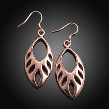jewelry hollow water earrings 18k gp zircon earing brincos 033 J4U66