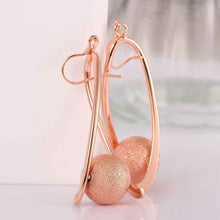 jewelry ball dangle earrings 18k gp zircon earing brincos 034 J4U66