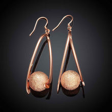 jewelry ball dangle earrings 18k gp zircon earing brincos 034 J4U66