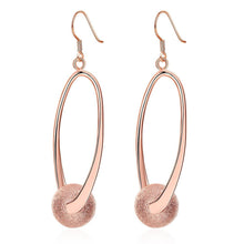 jewelry ball dangle earrings 18k gp zircon earing brincos 034 J4U66