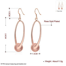 jewelry ball dangle earrings 18k gp zircon earing brincos 034 J4U66