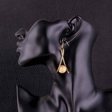 jewelry ball dangle earrings 18k gp zircon earing brincos 034 J4U66