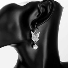 jewelry butterfly beads earrings 18k gp zircon earing brincos 021 J4U66