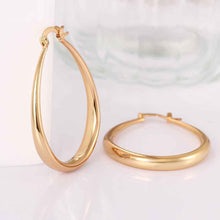 jewelry casual hoop earrings 18k gp zircon earing brincos 032 J4U66