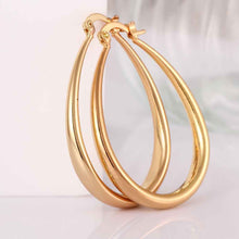 jewelry casual hoop earrings 18k gp zircon earing brincos 032 J4U66