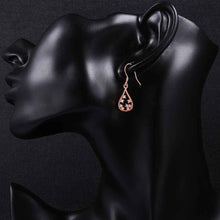 jewelry star in water earrings 18k gp zircon earing brincos 027 J4U66