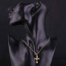 collares pendants 18k gp zircon cloverchunky patek necklace skgn032 J4U66