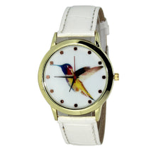 100% brand and .Women Men Band Analog Quartz Business Fashionable charming Birds Wrist Watch For A/B Styles J4U66