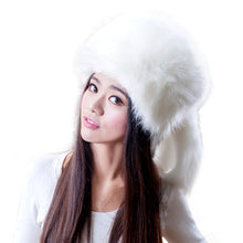 Fashion Colorful Warm Tail Beanie Beret Cap Women Imitation Faux Fur Ear Hat Bomber Hats for Girls  J4U66