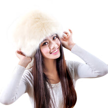 Fashion Colorful Warm Tail Beanie Beret Cap Women Imitation Faux Fur Ear Hat Bomber Hats for Girls  J4U66