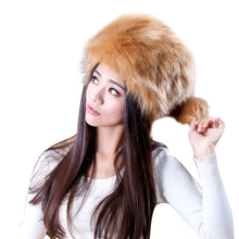 Fashion Colorful Warm Tail Beanie Beret Cap Women Imitation Faux Fur Ear Hat Bomber Hats for Girls  J4U66