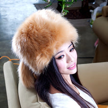 Fashion Colorful Warm Tail Beanie Beret Cap Women Imitation Faux Fur Ear Hat Bomber Hats for Girls  J4U66