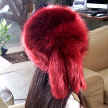 Fashion Colorful Warm Tail Beanie Beret Cap Women Imitation Faux Fur Ear Hat Bomber Hats for Girls  J4U66