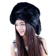 Fashion Colorful Warm Tail Beanie Beret Cap Women Imitation Faux Fur Ear Hat Bomber Hats for Girls  J4U66