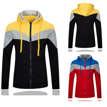 Men Slim Hoodie Warm Pullover Sweatshirt Hooded Coat High-quality Zippers Outwear Tops Plus Size M-XXXL J4U66