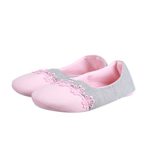 plus size 35-40 mokingtop Women Home Slippers Spliced Warm Pregnant Women Shoes Ladies Yoga Ballet Flat Shoes J4U66