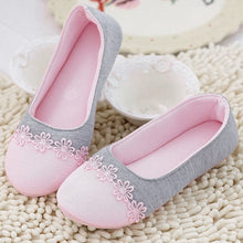 plus size 35-40 mokingtop Women Home Slippers Spliced Warm Pregnant Women Shoes Ladies Yoga Ballet Flat Shoes J4U66