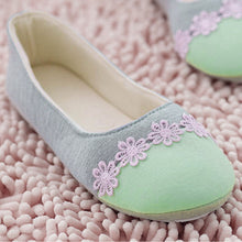 plus size 35-40 mokingtop Women Home Slippers Spliced Warm Pregnant Women Shoes Ladies Yoga Ballet Flat Shoes J4U66