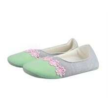 plus size 35-40 mokingtop Women Home Slippers Spliced Warm Pregnant Women Shoes Ladies Yoga Ballet Flat Shoes J4U66