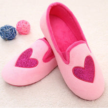 plus size 36-39 mokingtop Women Home Slippers Spliced Heart Warm Pregnant Women Shoes Ladies Yoga Ballet Flat Shoes J4U66