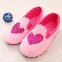 plus size 36-39 mokingtop Women Home Slippers Spliced Heart Warm Pregnant Women Shoes Ladies Yoga Ballet Flat Shoes J4U66