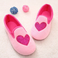 plus size 36-39 mokingtop Women Home Slippers Spliced Heart Warm Pregnant Women Shoes Ladies Yoga Ballet Flat Shoes J4U66