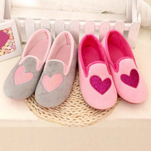 plus size 36-39 mokingtop Women Home Slippers Spliced Heart Warm Pregnant Women Shoes Ladies Yoga Ballet Flat Shoes J4U66