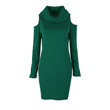 Bow Long Sleeve Straplesidi Sexy Club Sheath Bodycon Wool Dress Red Green Elastic Elegant Party Dresses J4U66