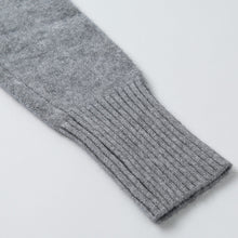 women v neck knitted sweater bandage cross ties pullovercasual jumper knitwear top beige gray sweter mujer J4U66