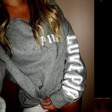 Hoodies Pink Letter Print Hoodie Frenchterry Sweatshirts Harajuku Tracksuit Tops Pullovers J4U66
