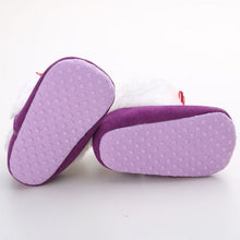 Baby Knitted Faux Fleece Crib Snow Boots Shoes Kids Bowknot Woolen Moccasins Booties Shoes J4U66