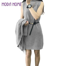 sweater women cardigans knitted cardigan two piece sweater set grey light grey khaki J4U66