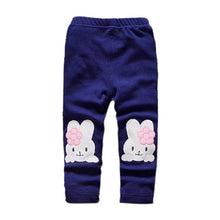 Toddler Baby Girls Kids Skinny Pants Cute Elephant Rabbit Bowknot Print Stretchy Children Warm Leggings J4U66