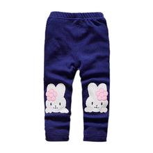 baby girls kids skinny pants cute elephant rabbit bowknot print stretchy children warm leggings J4U66