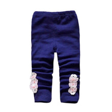 baby girls kids skinny pants cute elephant rabbit bowknot print stretchy children warm leggings J4U66