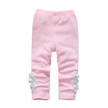 baby girls kids skinny pants cute elephant rabbit bowknot print stretchy children warm leggings J4U66