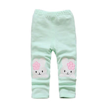 baby girls kids skinny pants cute elephant rabbit bowknot print stretchy children warm leggings J4U66