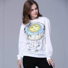 Women Plus Size hoodies Animal Flower printed Casual Sweatshirt Hoody Sudaderas Sweatshirt Pullovers J4U66