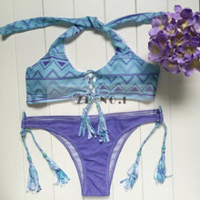 beach style bathing suit simple slim push up bikini sets fresh swimwear sexy top bottom swimsuit J4U66