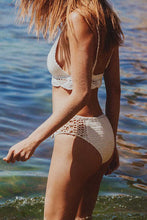 bikini brazilian sexy bandage lotus leaf edge women halter beach swimsuit maillot de bain biquini brasileiros c4 J4U66