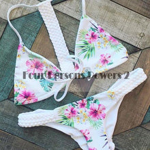 bikini brazilian sexy fimbriata bandage leaf edge beach swimwear leopard print swimsuit bathing suit maillot de bain c J4U66