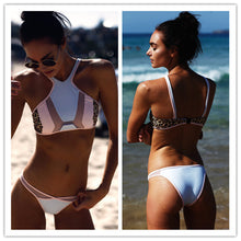 bikini bright sexy bikini push up swimwear hot sexy women swimsuit beachwear high tie halter bikini J4U66