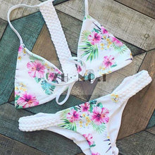 bikini sets women sexy multi color printing bikini set swimsuit swimwear push up bra halterc141 J4U66