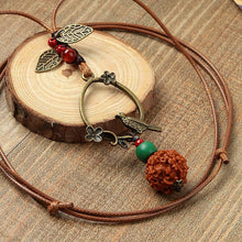 bohemian long rope chain alloy bird leaf pendants necklaces for women vintage maxi necklace choker femme long sweaterchain J4U66