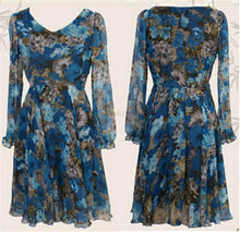 bohemian womens v neck chiffon pleated floral gown prom chiffon dresses J4U66