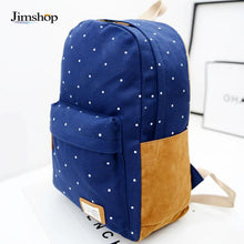 Bolsas Mochilas Femininas Canvas Backpack School bag For Teenagers Women Waterproof Travel Backpack  J4U66
